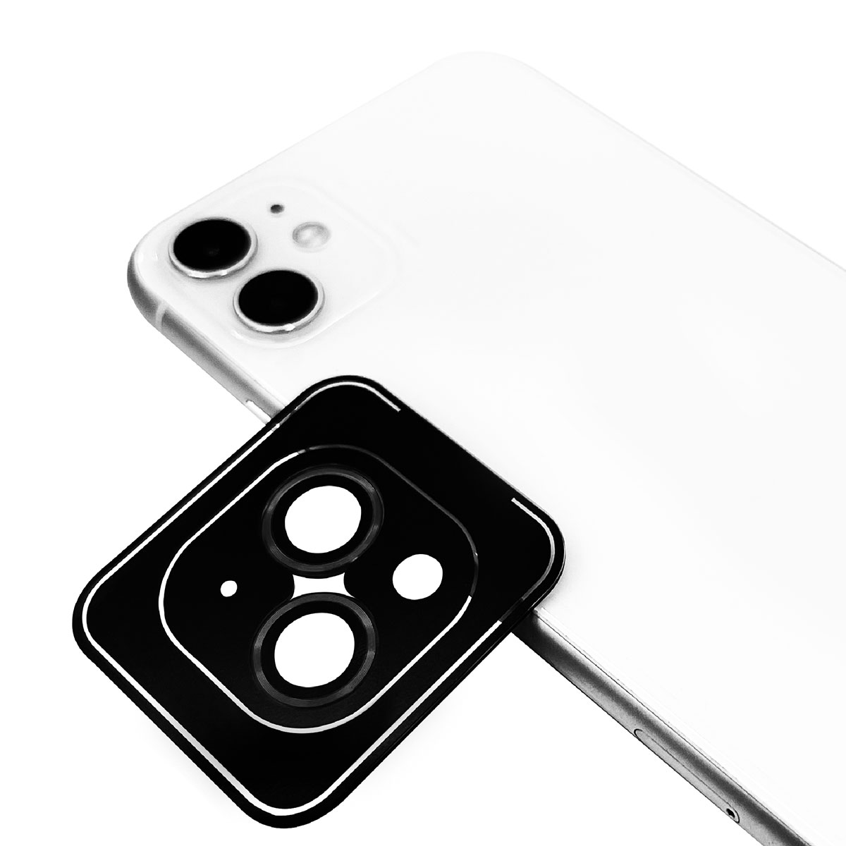 iPhone 12 Uyumlu NXXA CL-11 Safir Parmak İzi Bırakmayan Anti-Reflective Kamera Lens Koruyucu-Si