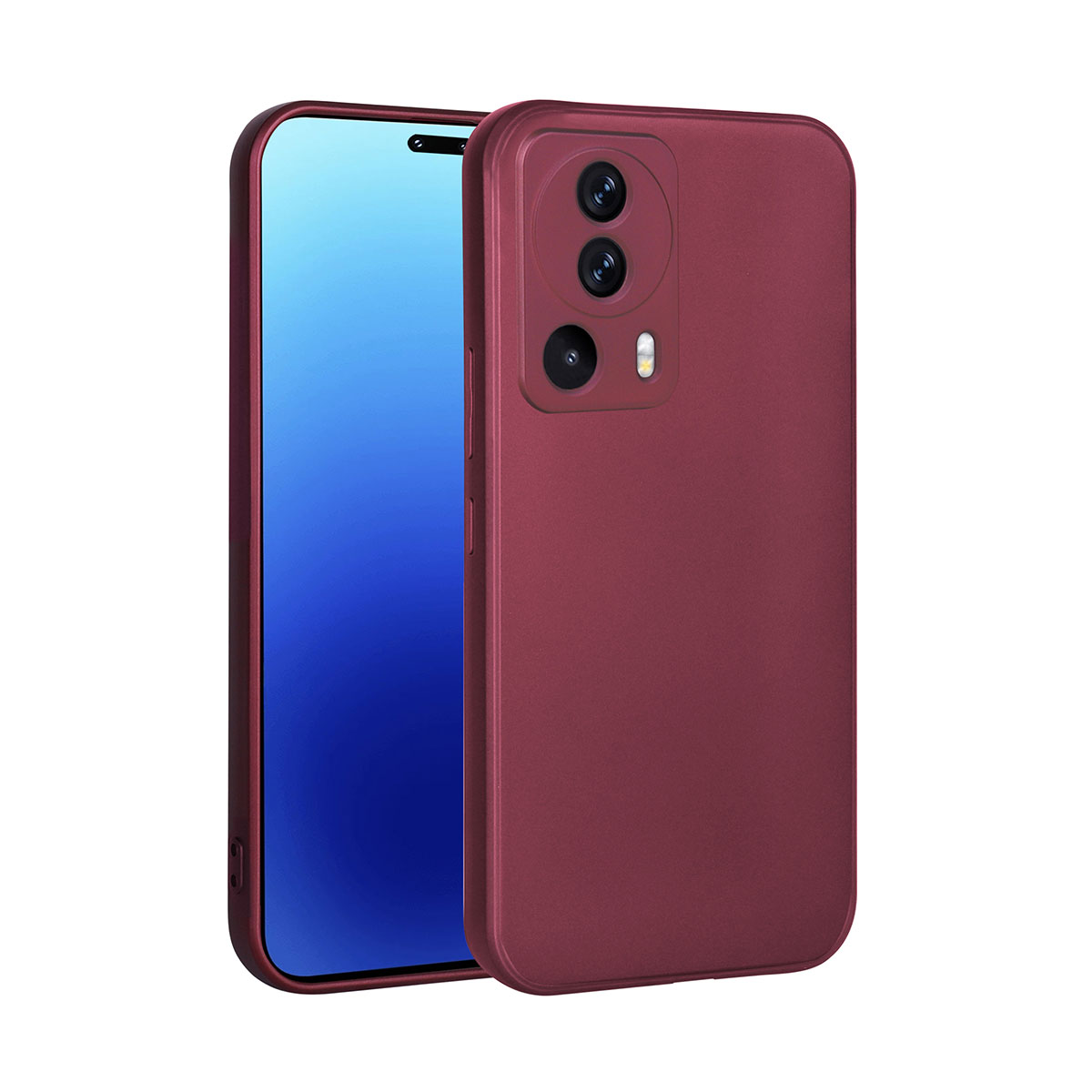 Xiaomi Mi 13 Lite Kılıf NXXA Premier Silikon Kapak-Mürdüm