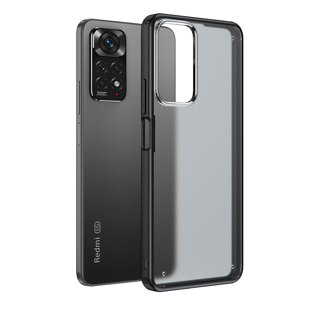 Xiaomi Redmi Note 11 Pro 5G Kılıf NXXA Volks Kapak-Siyah