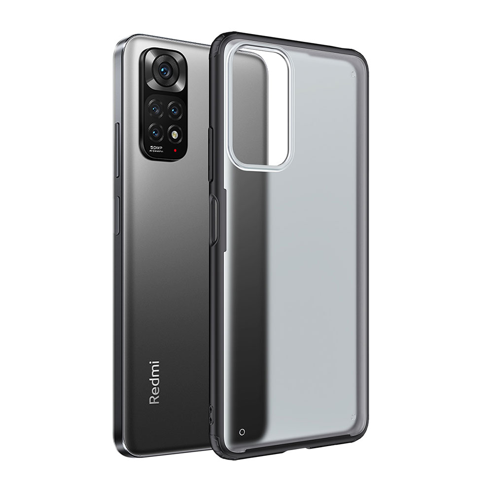 Xiaomi Redmi Note 11 Global Kılıf NXXA Volks Kapak-Siyah