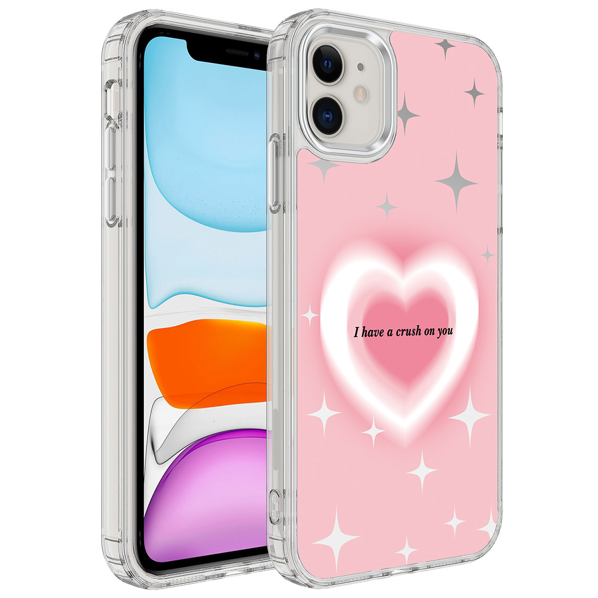 iPhone 11 Uyumlu Airbagli Parlak Tasarımlı NXXA Mimbo Kapak-NO1