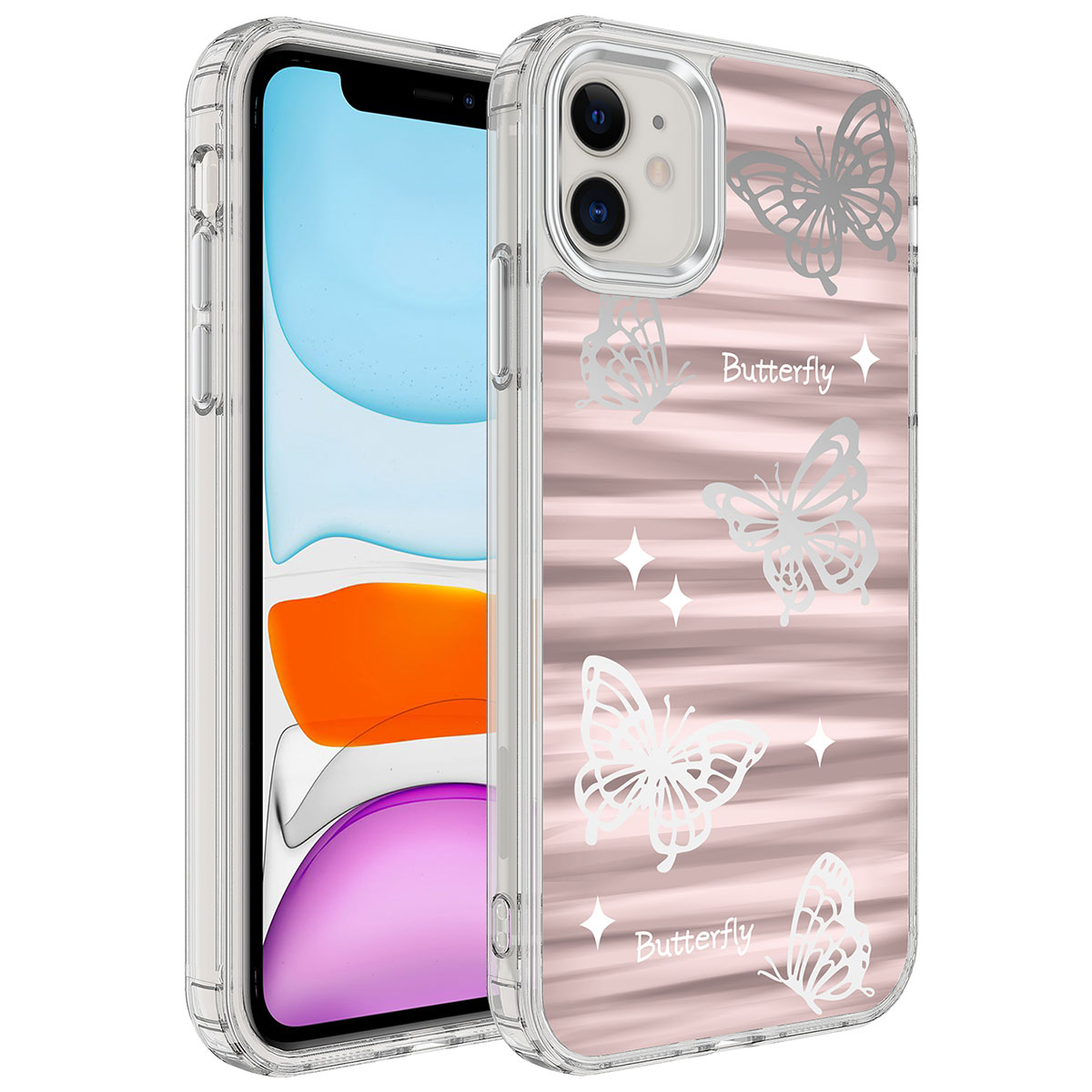 iPhone 12 Uyumlu Airbagli Parlak Tasarımlı NXXA Mimbo Kapak-NO5