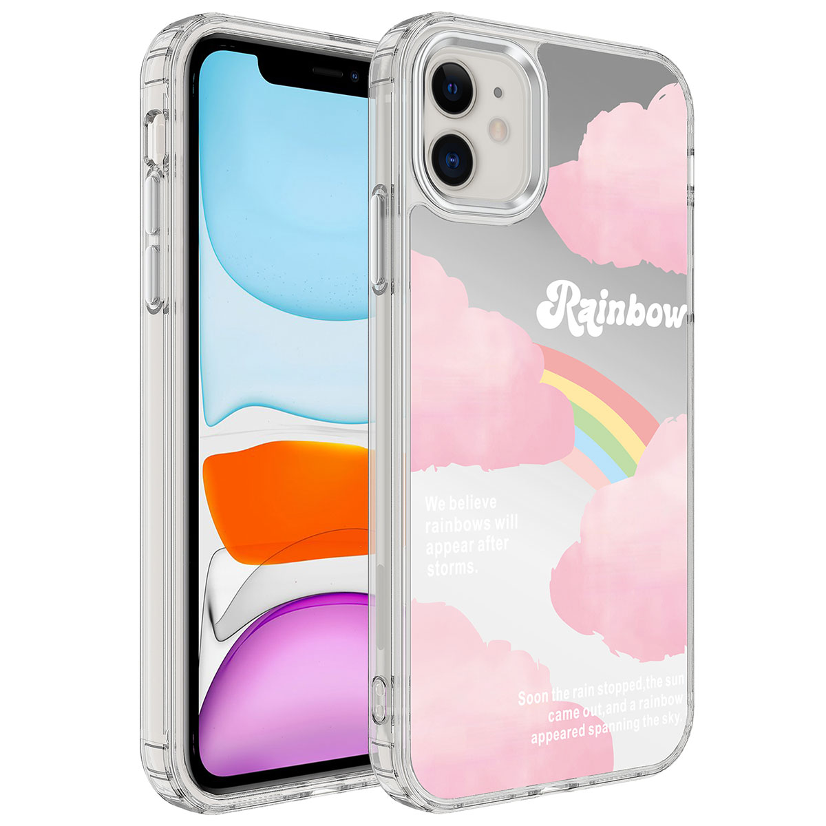 iPhone 12 Uyumlu Airbagli Parlak Tasarımlı NXXA Mimbo Kapak-NO6