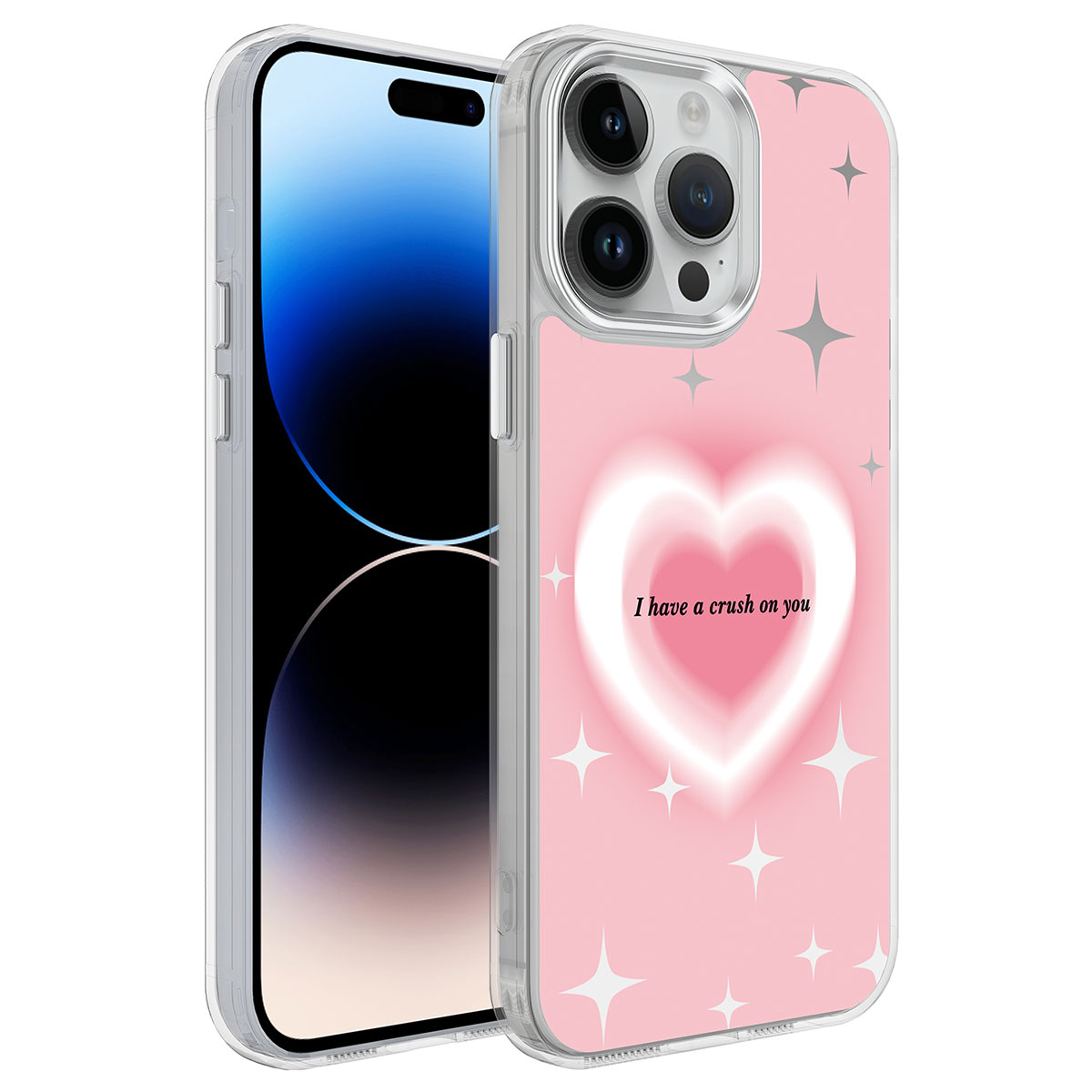 iPhone 14 Pro Uyumlu Airbagli Parlak Tasarımlı NXXA Mimbo Kapak-NO1