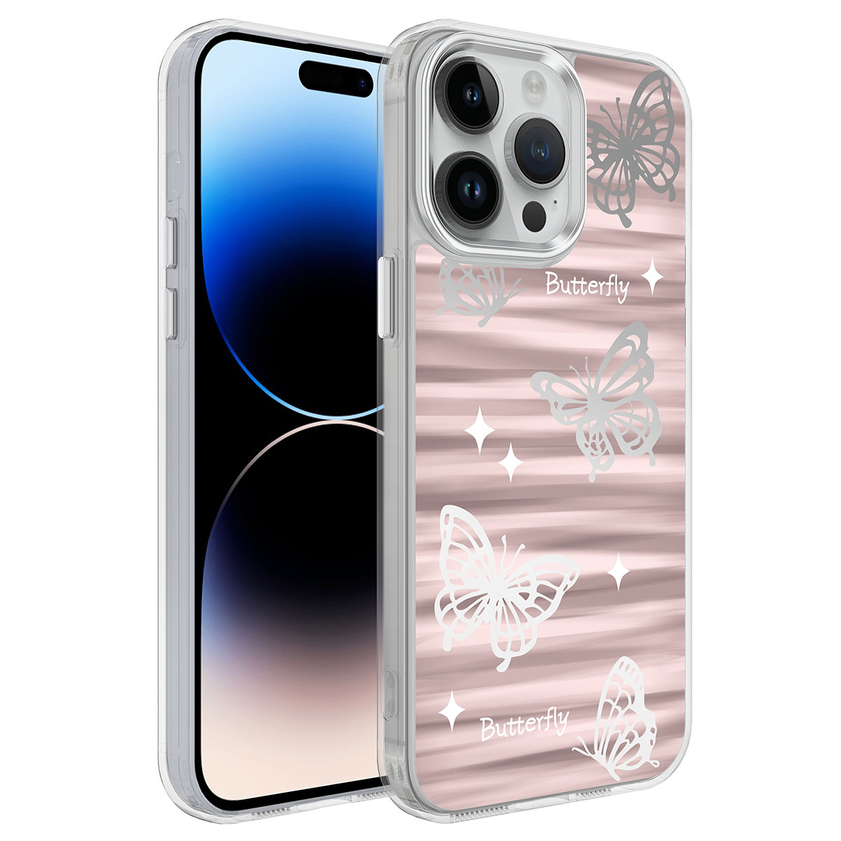 iPhone 14 Pro Max Uyumlu Airbagli Parlak Tasarımlı NXXA Mimbo Kapak-NO5