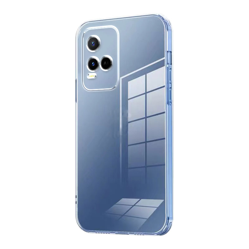 Vivo Y21S Kılıf NXXA Süper Silikon Kapak-Renksiz