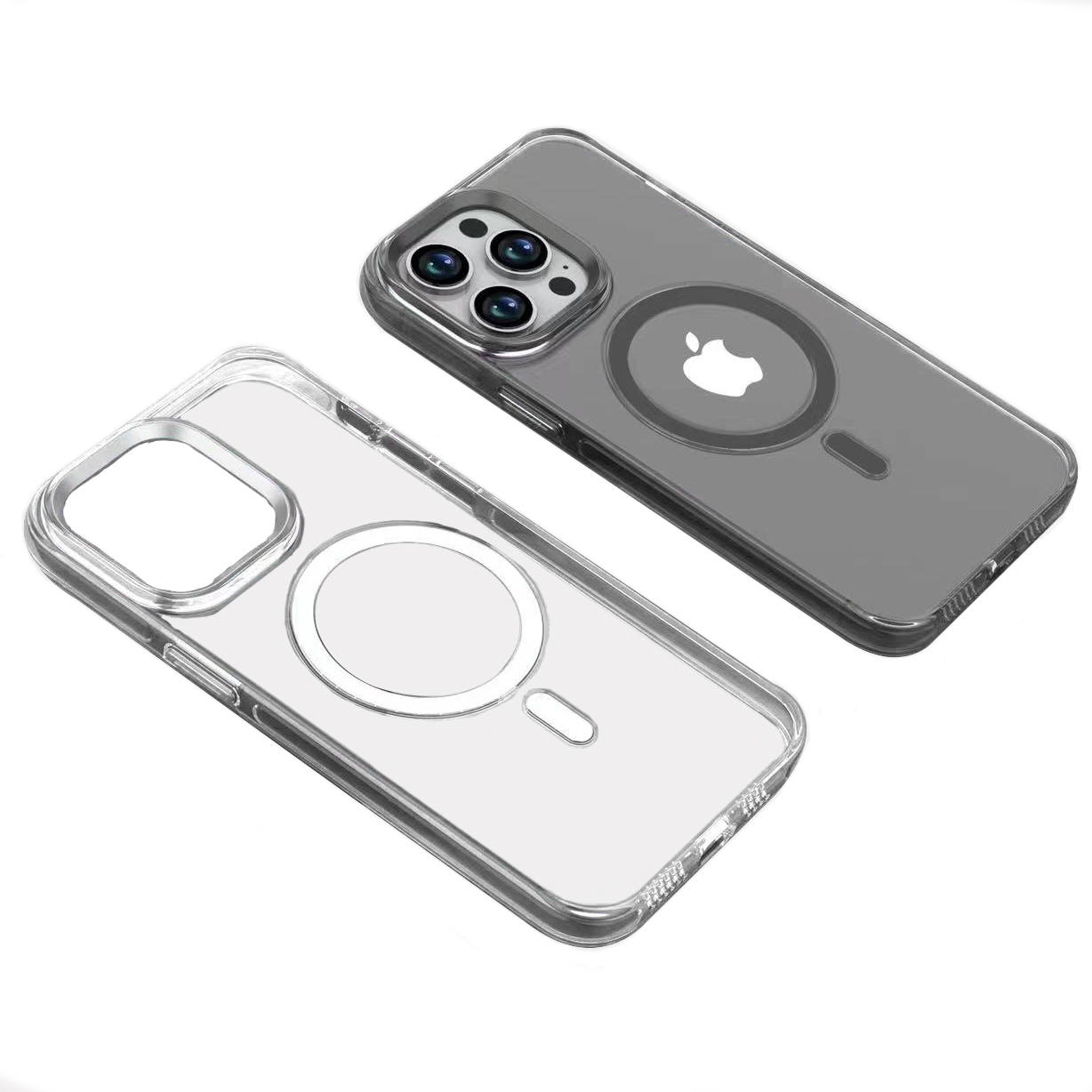 Apple iPhone 14 Pro Kılıf NXXA Wireless Şarj Özellikli Şeffaf Efsane Kapak-Renksiz