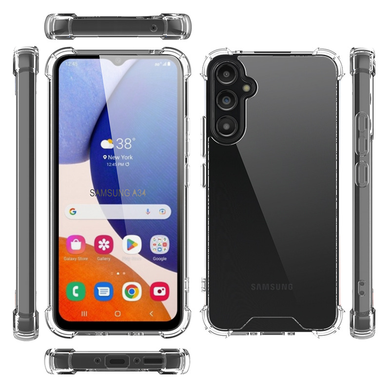 Galaxy A24 Kılıf NXXA Nitro Anti Shock Silikon-Renksiz