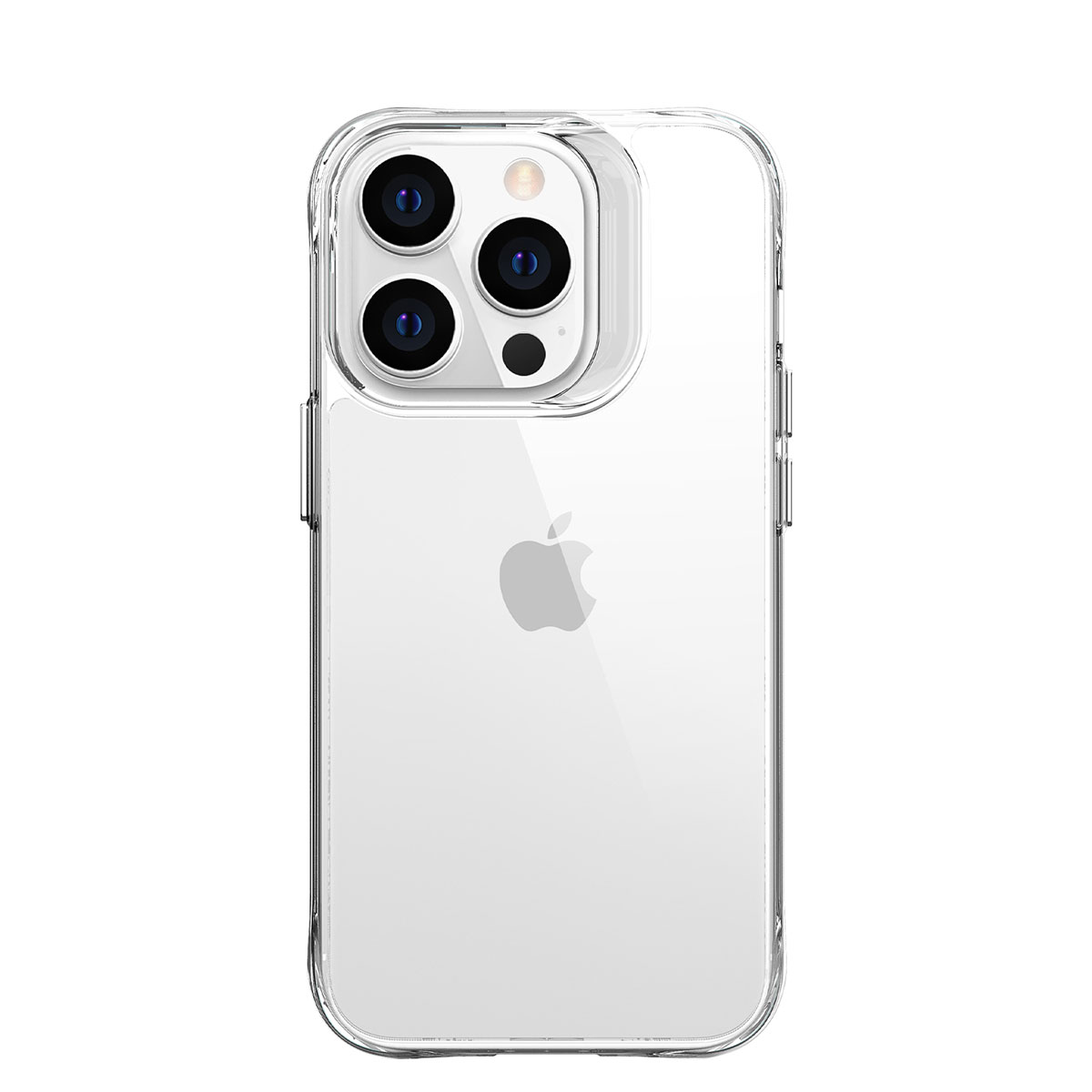 iPhone 14 Pro Max Uyumlu NXXA Şeffaf Ultra İnce Airbag Tasarımlı Okka Kapak-Renksiz