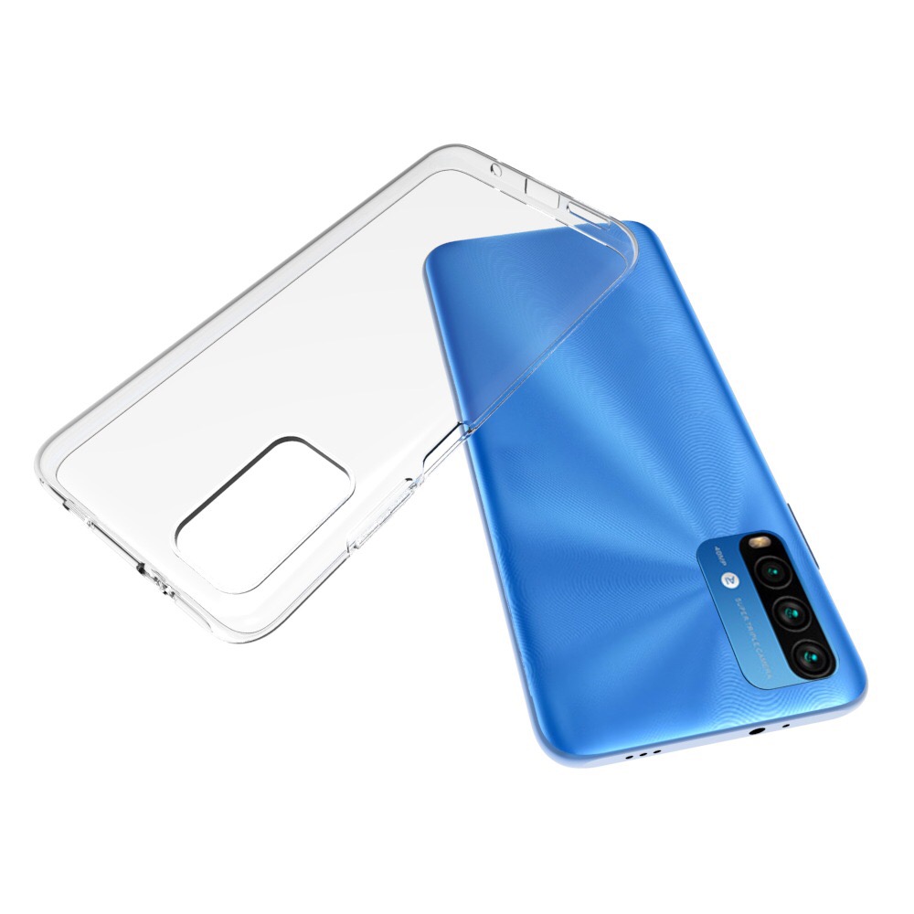 Xiaomi Redmi 9T Kılıf NXXA Süper Silikon Kapak-Renksiz