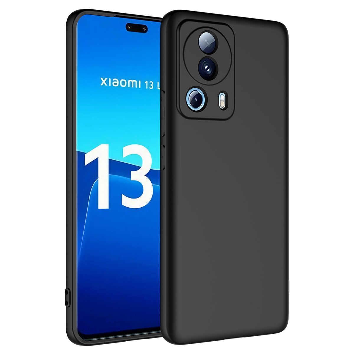 Xiaomi Mi 13 Lite Kılıf NXXA Mara LaAAKan Kapak-Siyah