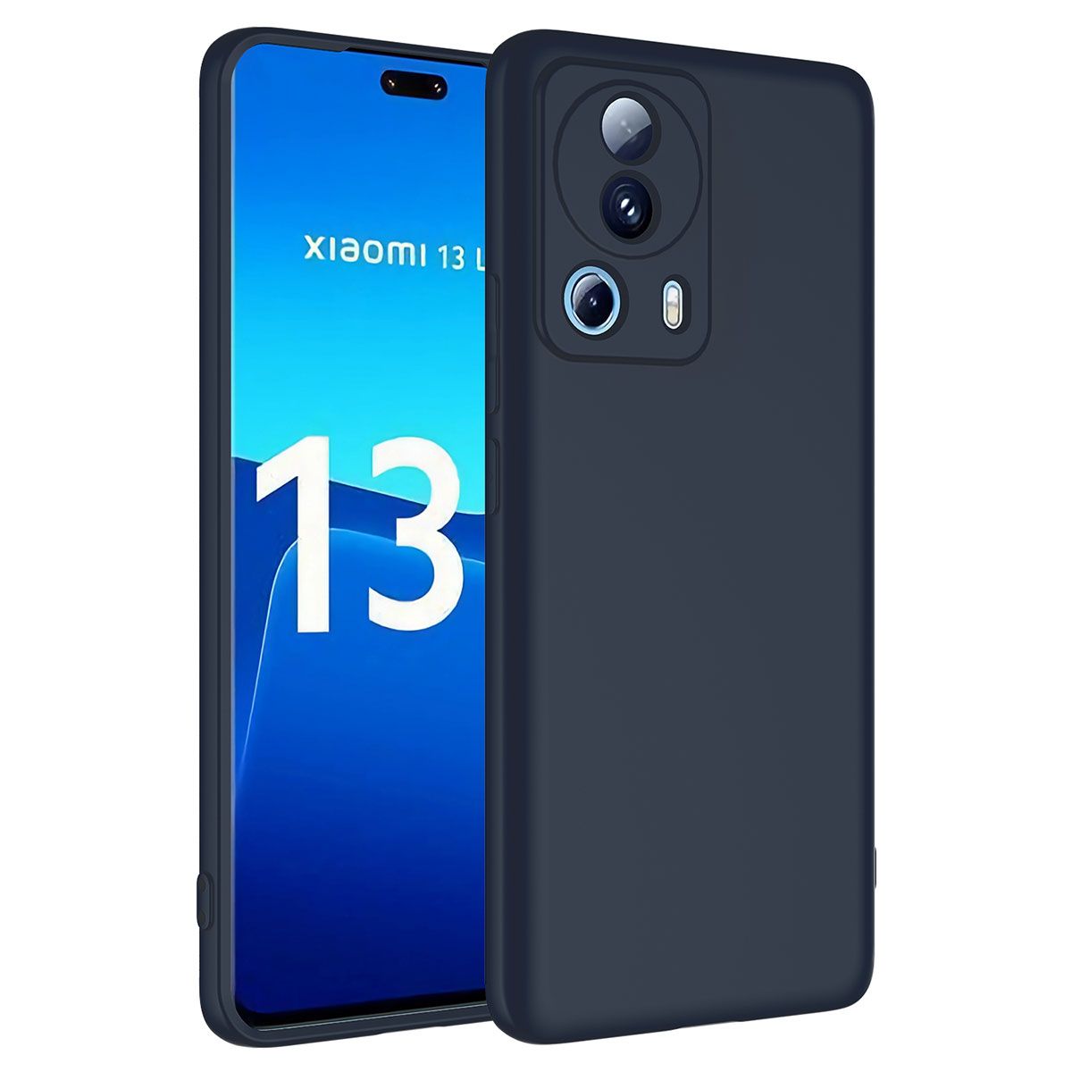 Xiaomi Mi 13 Lite Kılıf NXXA Mara LaAAKan Kapak-Lacivert