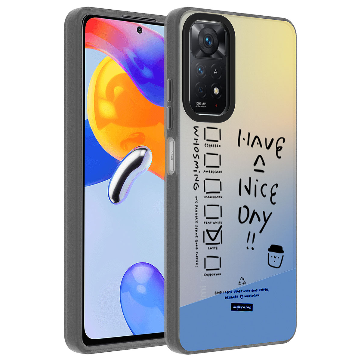Xiaomi Redmi Note 12 Pro 4G Kılıf Desenli NXXA Dragon Sert Kapak-Have
