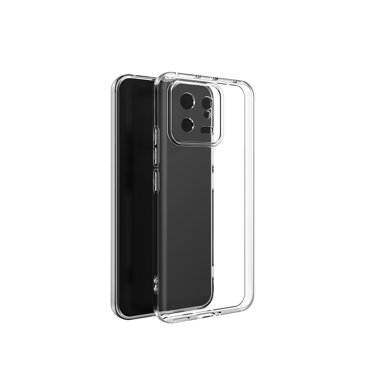 Xiaomi Mi 13 Kılıf NXXA Kamera Korumalı Süper Silikon Kapak-Renksiz