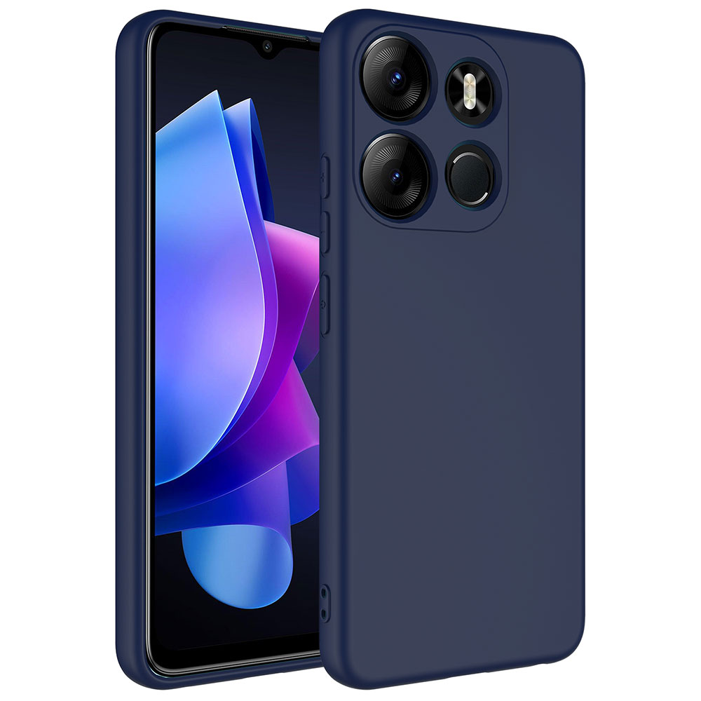 Tecno Spark Go 2023 Kılıf NXXA Mara LaAAKan Kapak-Lacivert