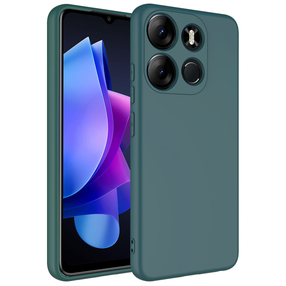Tecno Spark Go 2023 Kılıf NXXA Mara LaAAKan Kapak-Koyu Yeşil