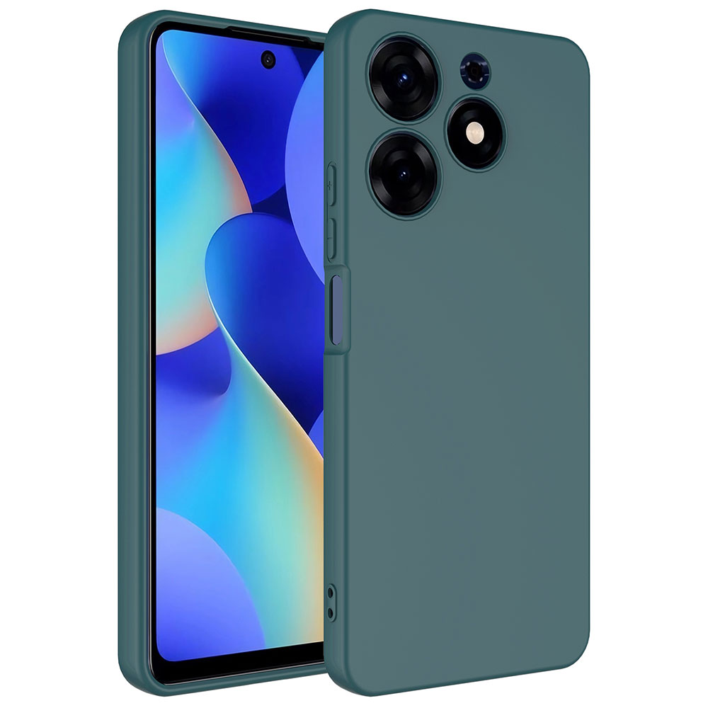 Tecno Spark 10 Pro Kılıf NXXA Mara LaAAKan Kapak-Koyu Yeşil