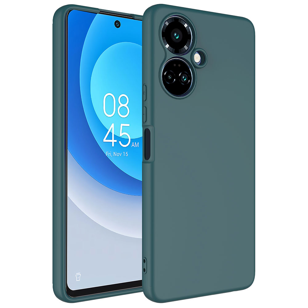 Tecno Spark 9 Pro Kılıf NXXA Mara LaAAKan Kapak-Koyu Yeşil