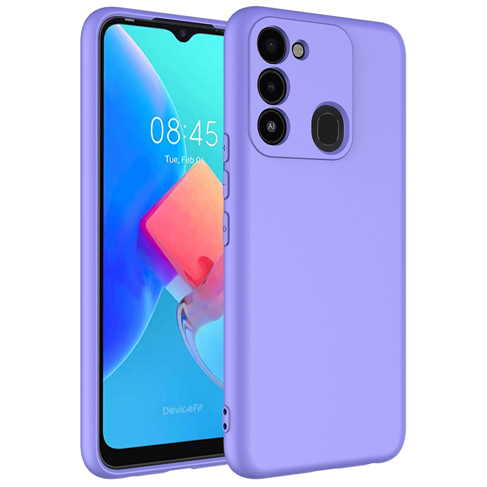 Tecno Spark 8C Kılıf NXXA Mara LaAAKan Kapak-Lila