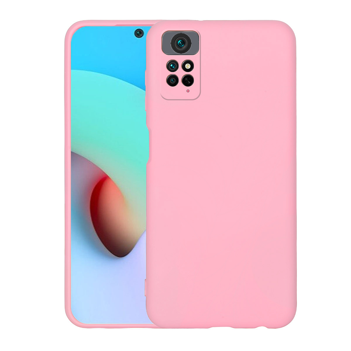 Xiaomi Redmi Note 12 Pro 4G Kılıf NXXA Mara LaAAKan Kapak-Pembe