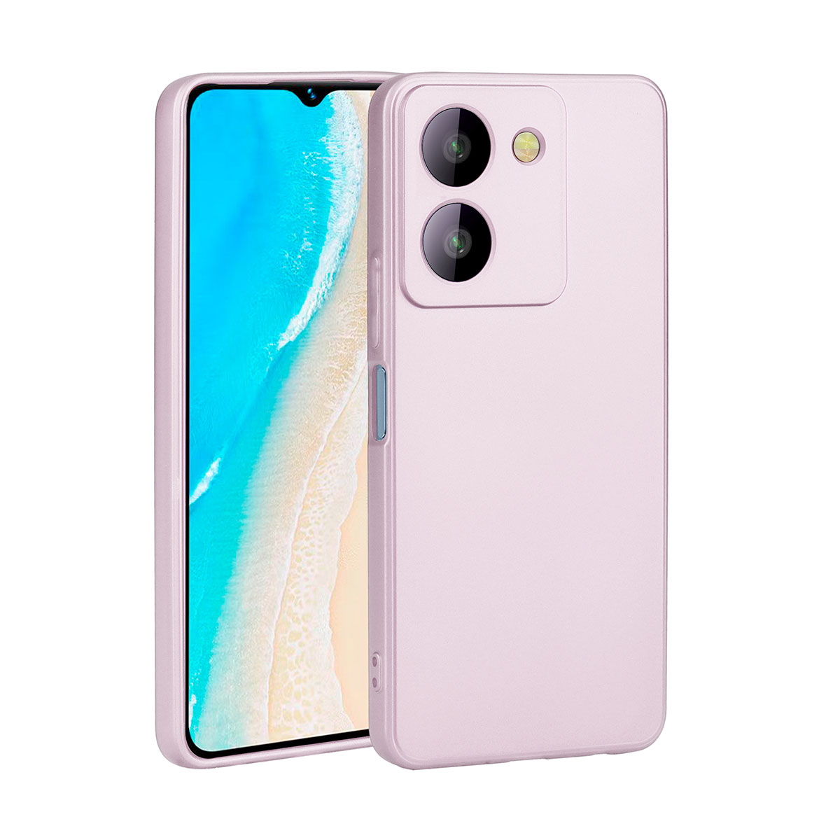 Vivo Y36 4G Kılıf NXXA Premier Silikon Kapak-Rose Gold