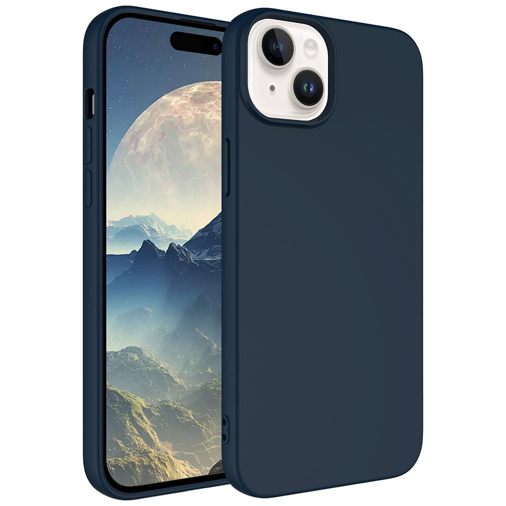 iPhone 15 Plus Uyumlu NXXA LSR LaAAKan Kapak-Lacivert