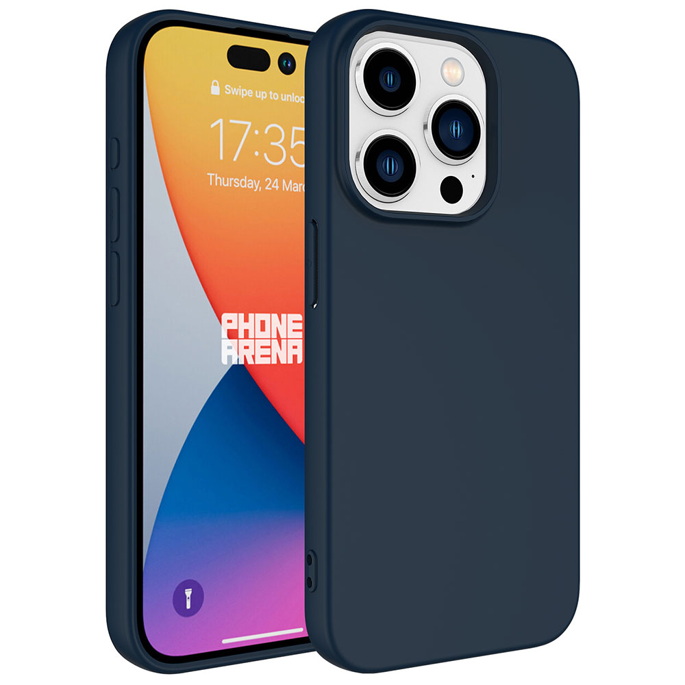 Apple iPhone 15 Pro Max Kılıf NXXA LSR LaAAKan Kapak-Lacivert