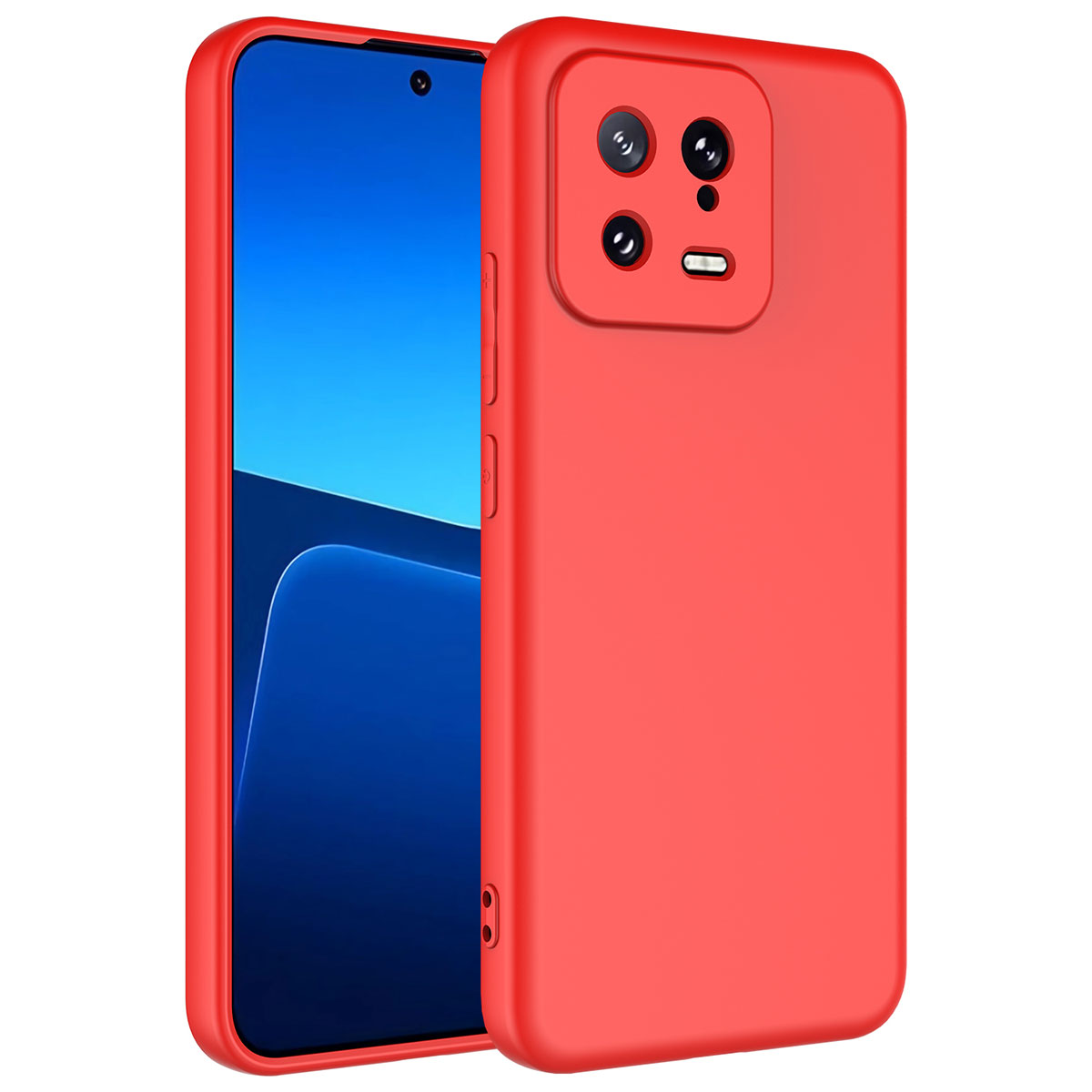 Xiaomi Mi 13 Kılıf NXXA Mara LaAAKan Kapak-Kırmızı