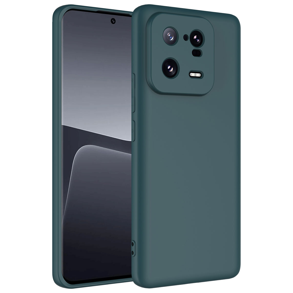 Xiaomi Mi 13 Pro Kılıf NXXA Mara LaAAKan Kapak-Koyu Yeşil