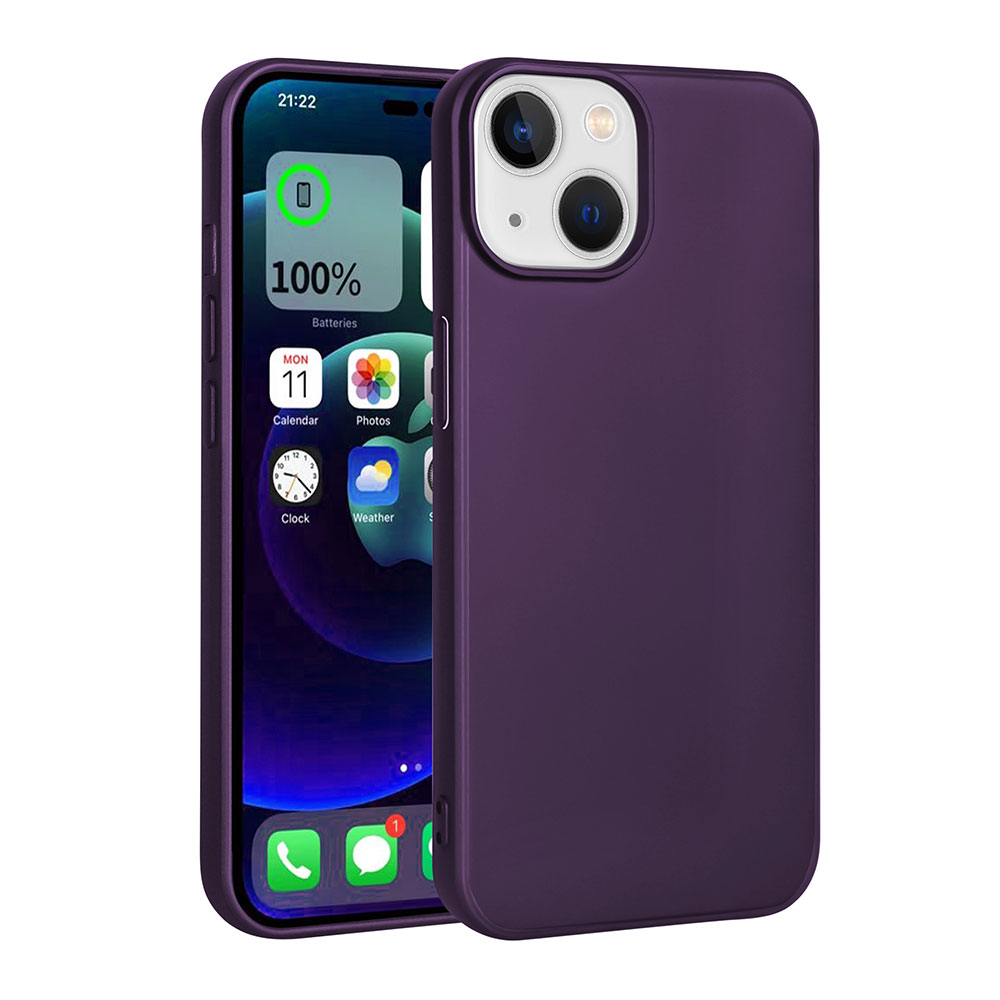 iPhone 15 Uyumlu NXXA Premier Silikon Kapak-Derin Mor