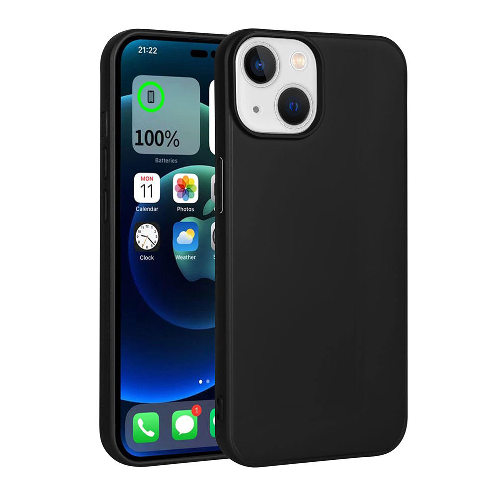 iPhone 15 Plus Uyumlu NXXA Premier Silikon Kapak-Siyah