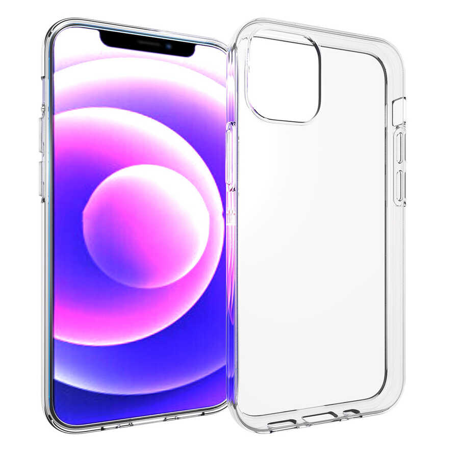 Apple iPhone 15 Plus Kılıf NXXA Süper Silikon Kapak-Renksiz