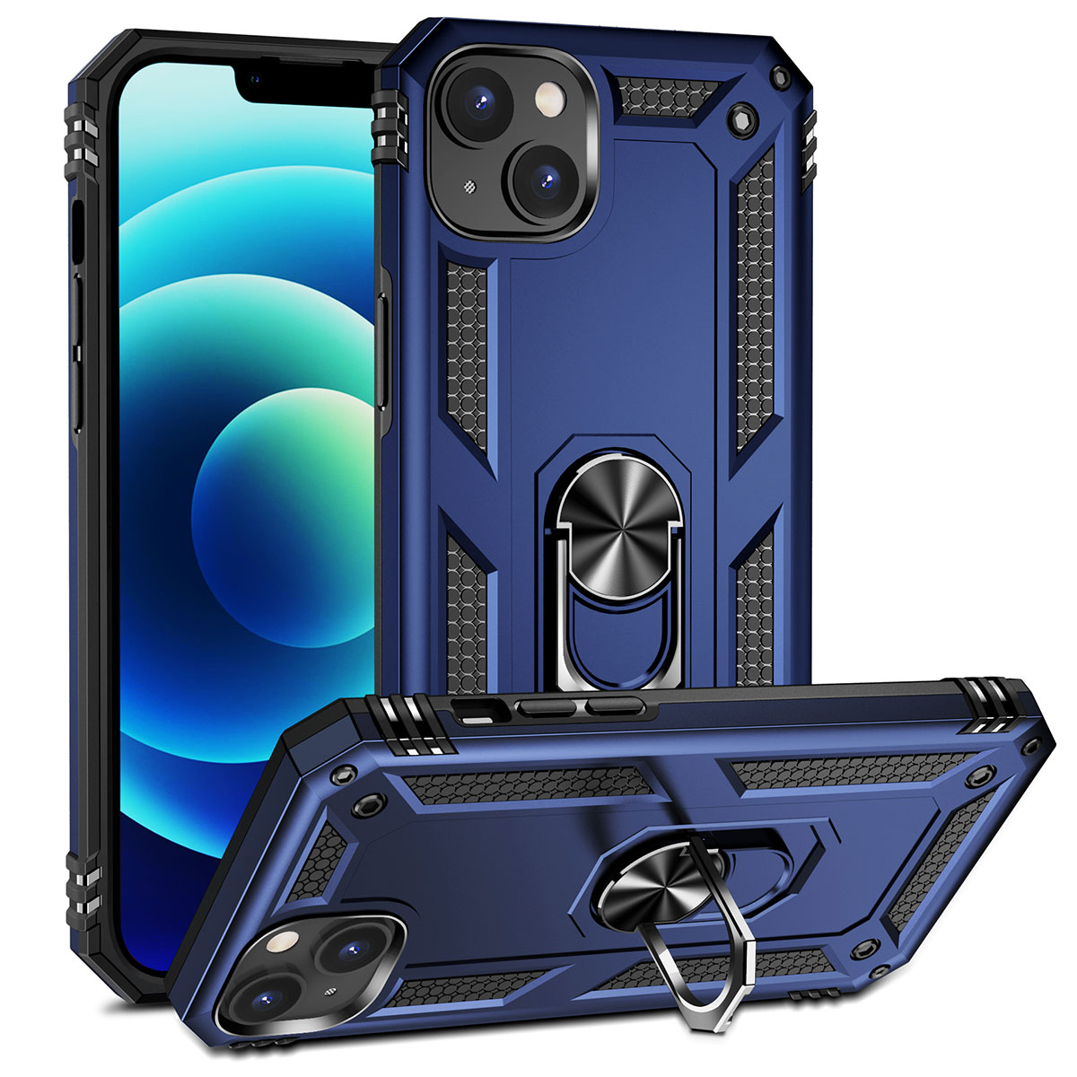 iPhone 15 Uyumlu NXXA Vega Kapak-Mavi
