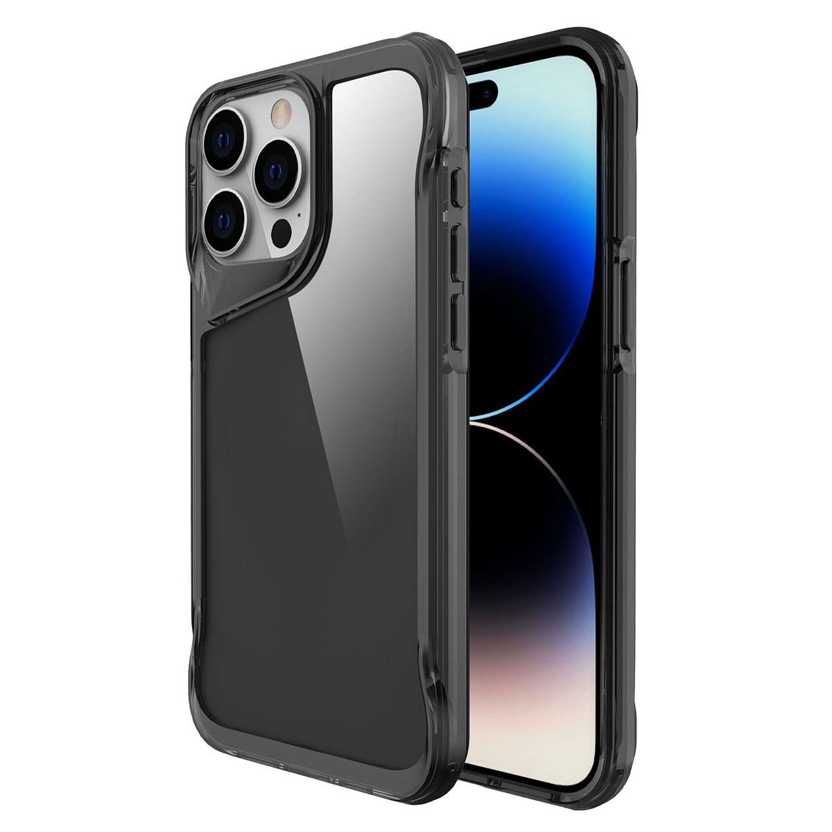 iPhone 15 Pro Max Uyumlu NXXA T-Max Kapak-Koyu Gri