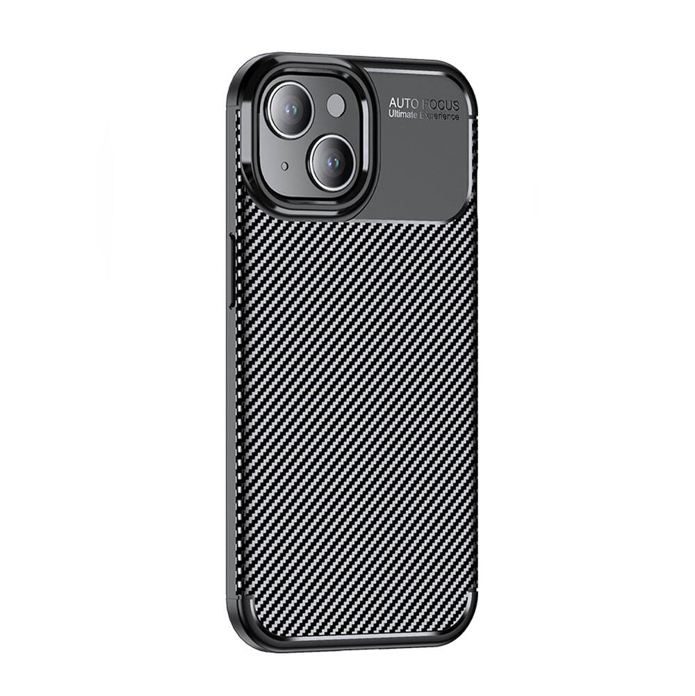 Apple iPhone 15 Kılıf NXXA Negro Silikon Kapak-Siyah