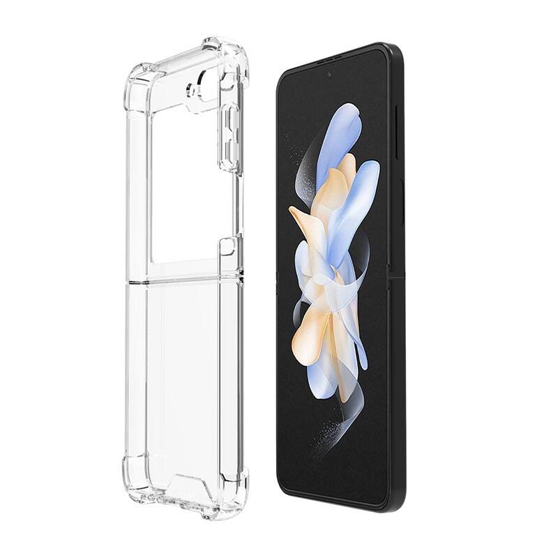 Galaxy Z Flip 5 Kılıf NXXA Nitro Anti Shock Silikon-Renksiz