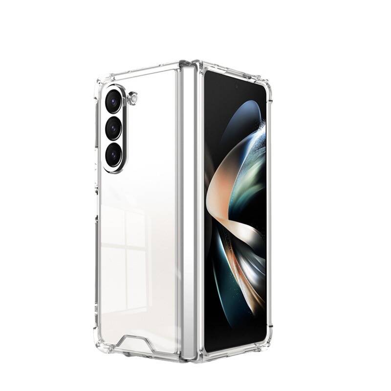 Galaxy Z Fold 5 Kılıf NXXA Nitro Anti Shock Silikon-Renksiz