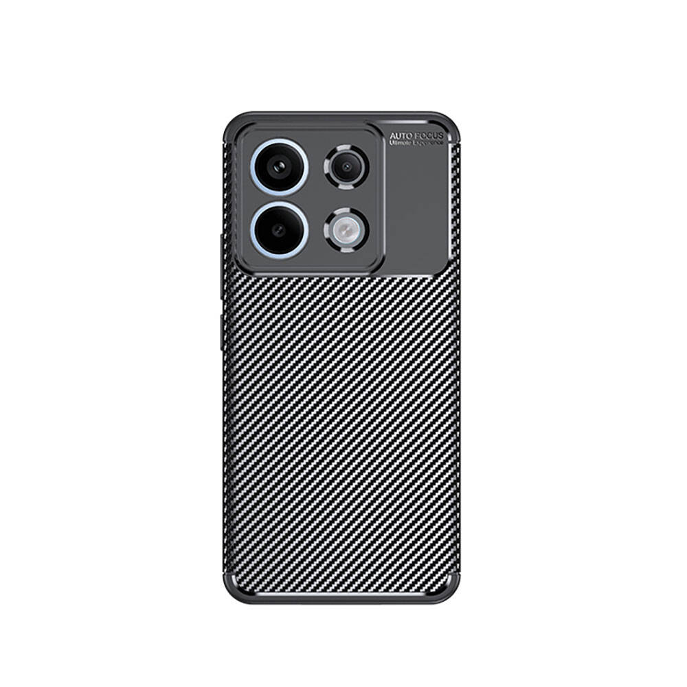 Xiaomi Redmi Note 13 Pro 5G Kılıf NXXA Negro Silikon Kapak-Siyah