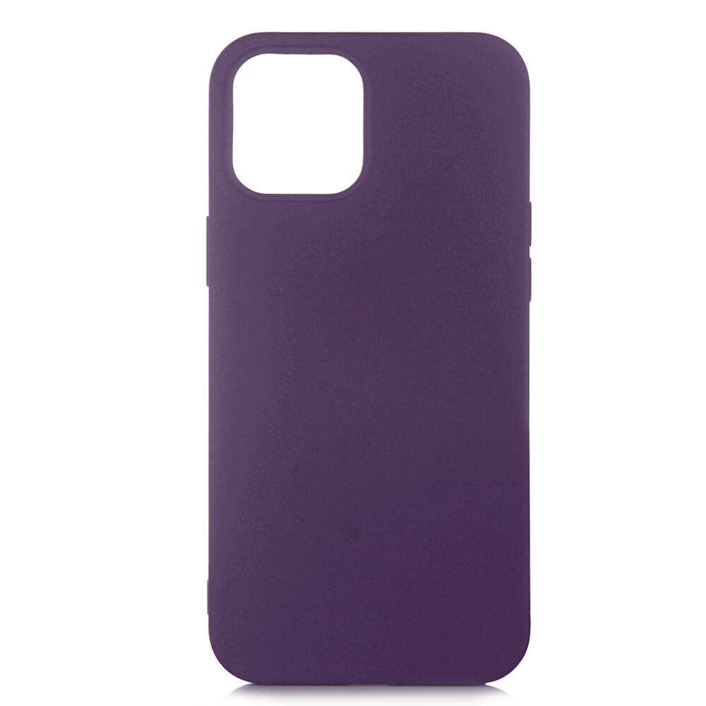 iPhone 12 Pro Max Uyumlu NXXA LSR LaAAKan Kapak-Derin Mor