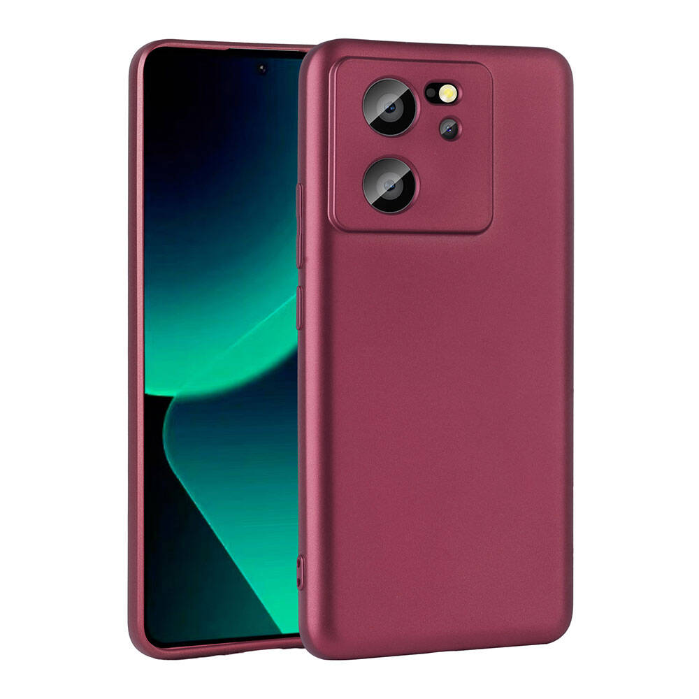 Xiaomi Mi 13T Kılıf NXXA Premier Silikon Kapak-Mürdüm