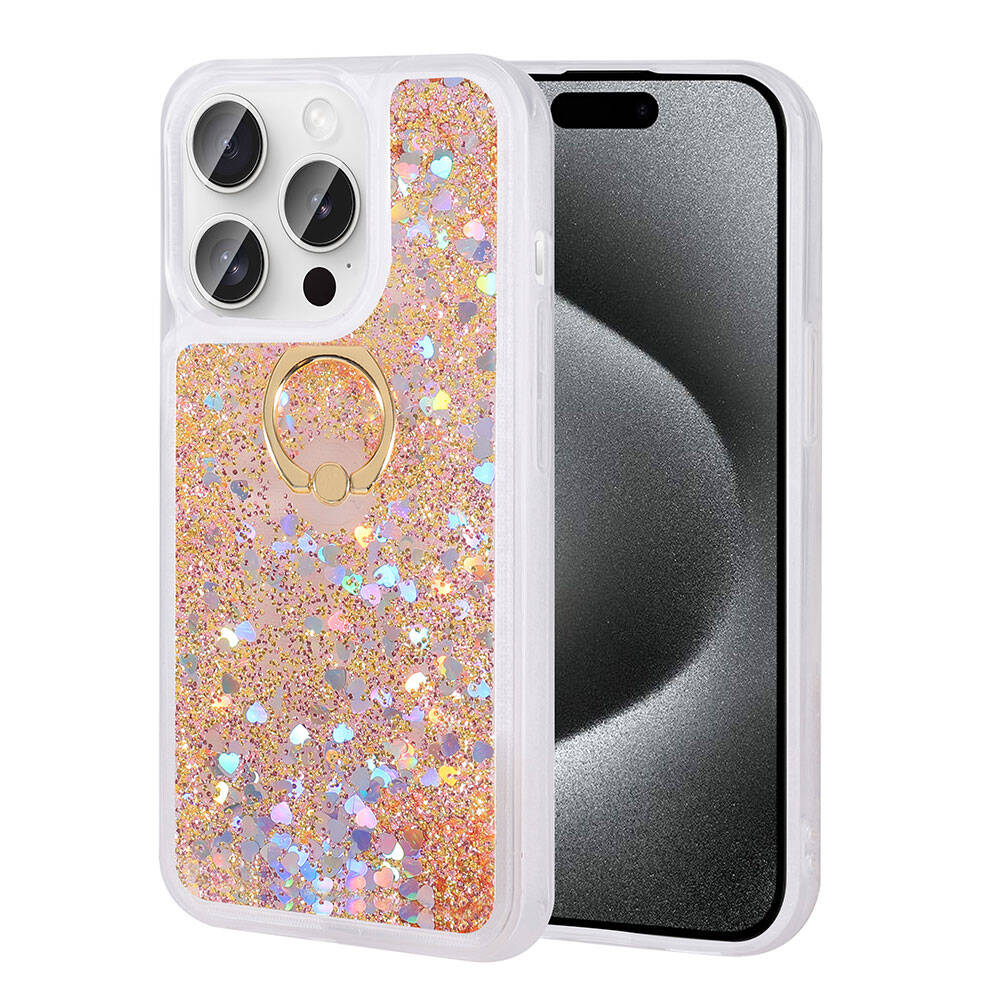 iPhone 15 Pro Uyumlu NXXA Milce Kapak-Gold