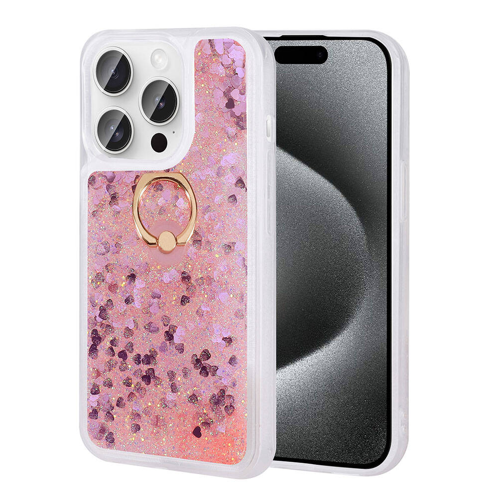 Apple iPhone 15 Pro Max Kılıf NXXA Milce Kapak-Pembe