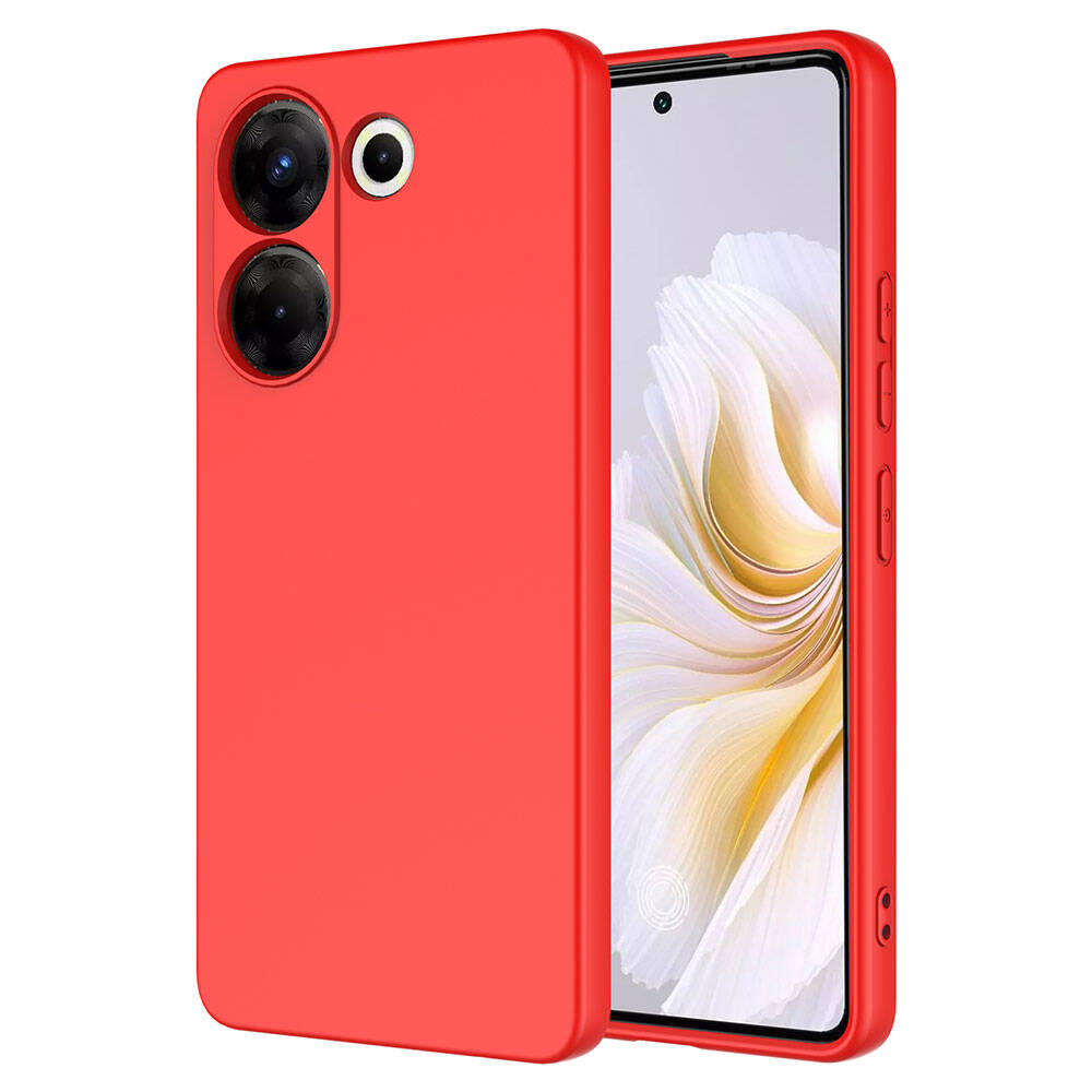 Tecno Camon 20 Pro 4G Kılıf NXXA Mara LaAAKan Kapak-Kırmızı