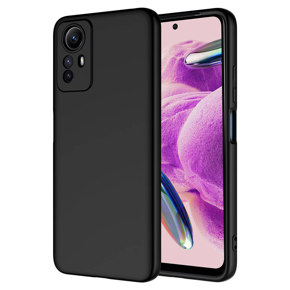 Xiaomi Redmi Note 12S Kılıf NXXA Mara LaAAKan Kapak-Siyah