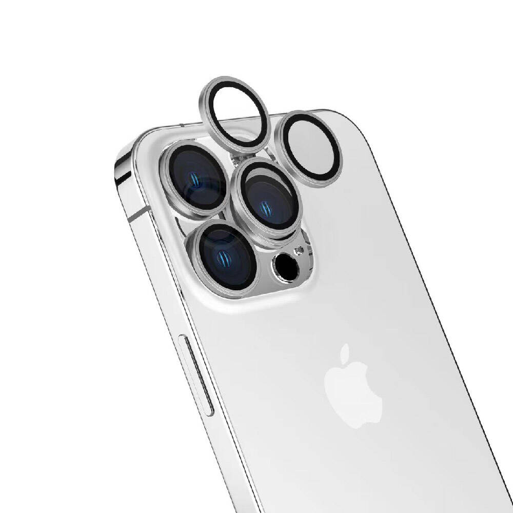 iPhone 15 Pro Uyumlu NXXA CL-15 Parmak İzi Bırakmayan Anti-Reflective Kamera Lens Koruyucu-Tita
