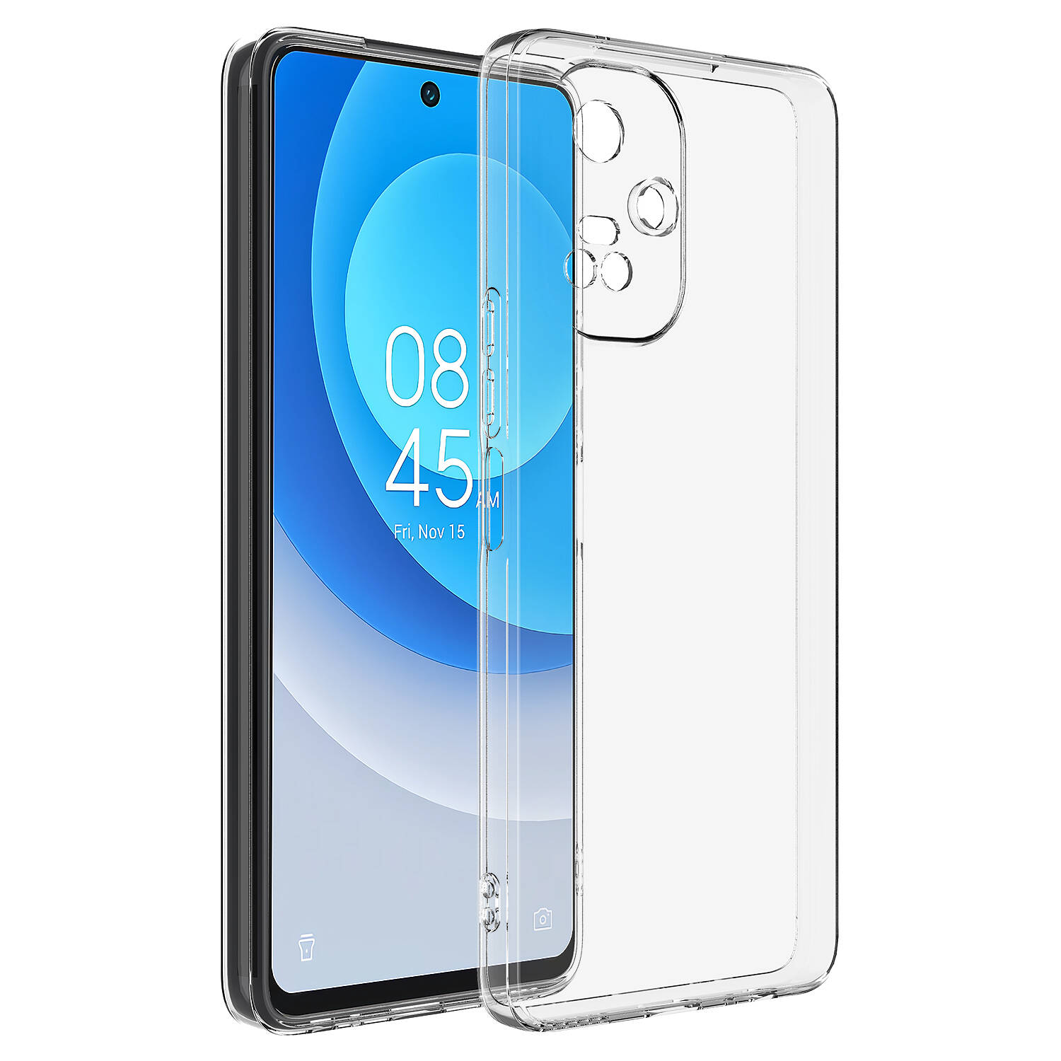Tecno Camon 19 Pro Kılıf NXXA Süper Silikon Kapak-Renksiz