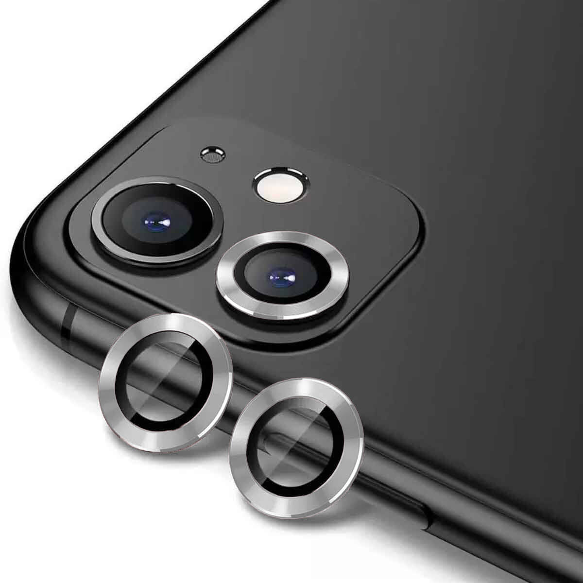 iPhone 11 Uyumlu NXXA CL-12 Premium Safir Parmak İzi Bırakmayan Anti-Reflective Kamera Lens Kor