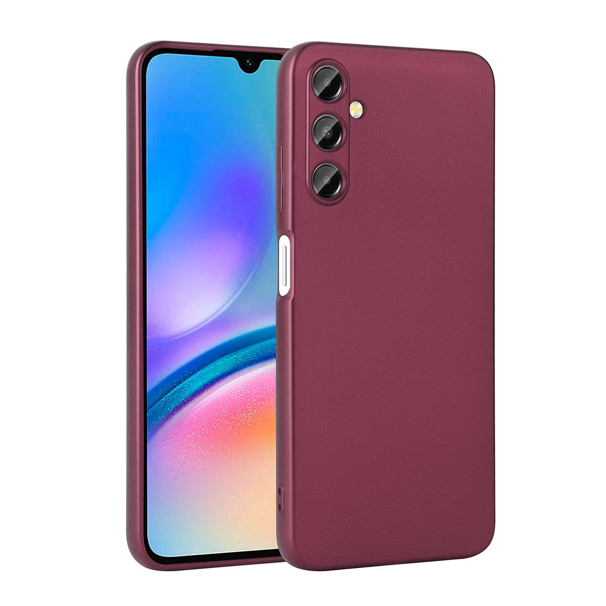 Galaxy A05S Kılıf NXXA Premier Silikon Kapak-Mürdüm