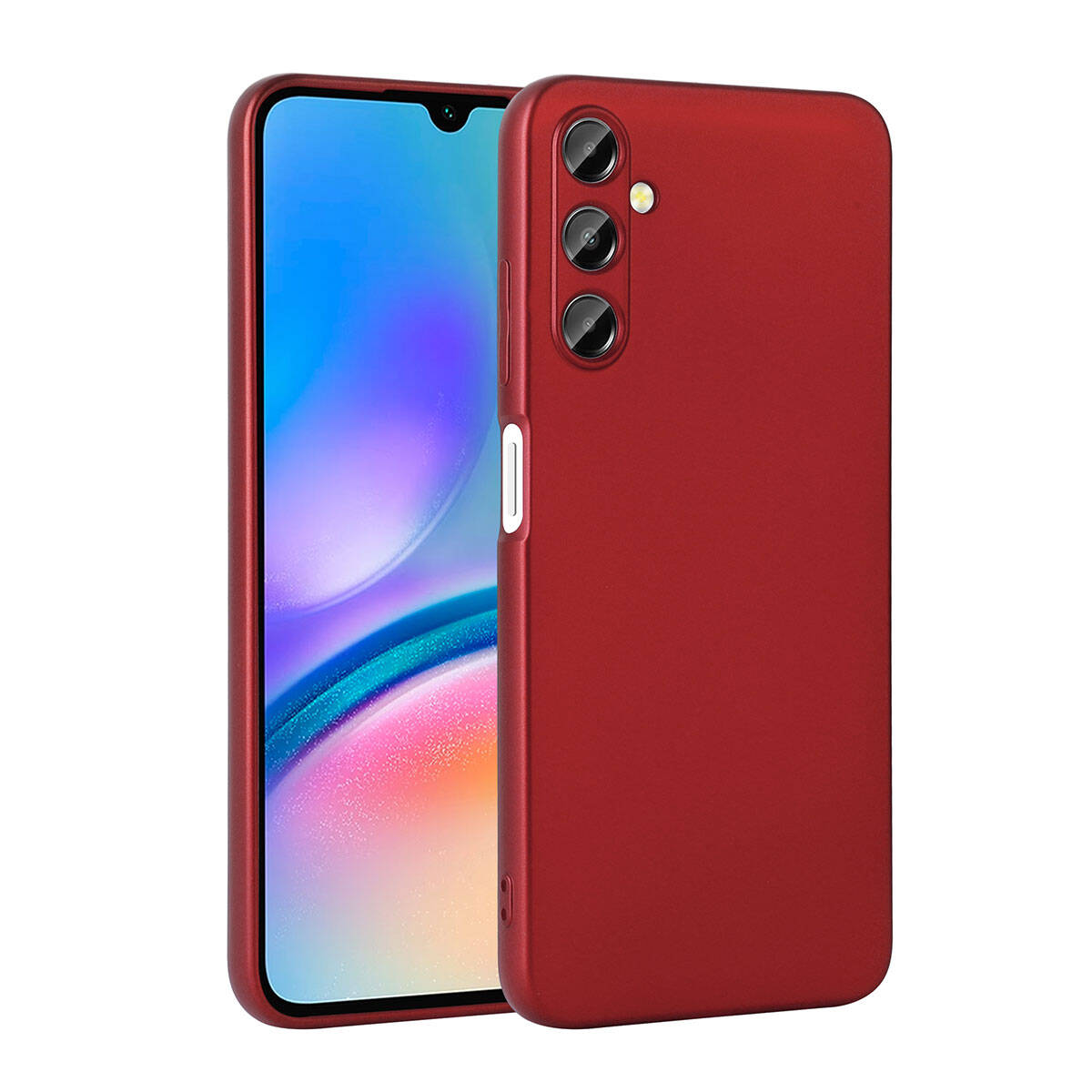 Galaxy A05S Kılıf NXXA Premier Silikon Kapak-Kırmızı