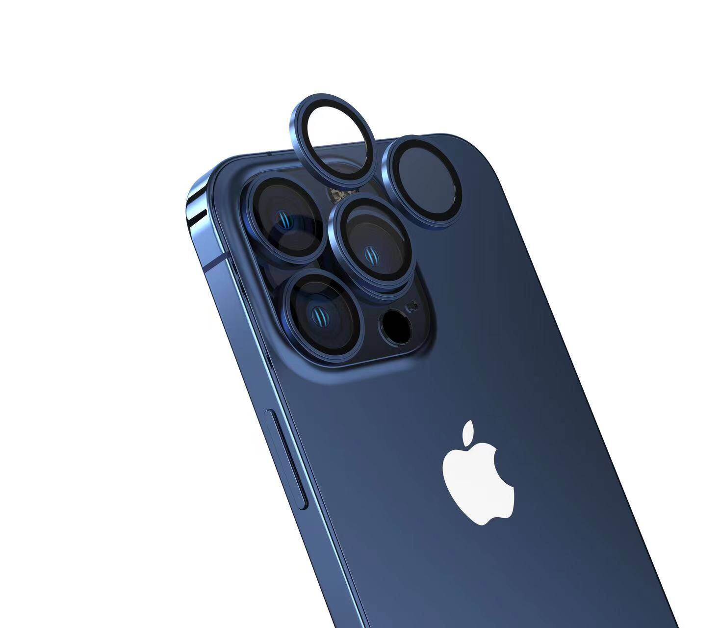 iPhone 15 Pro Uyumlu NXXA CL-15 Parmak İzi Bırakmayan Anti-Reflective Kamera Lens Koruyucu-Midn